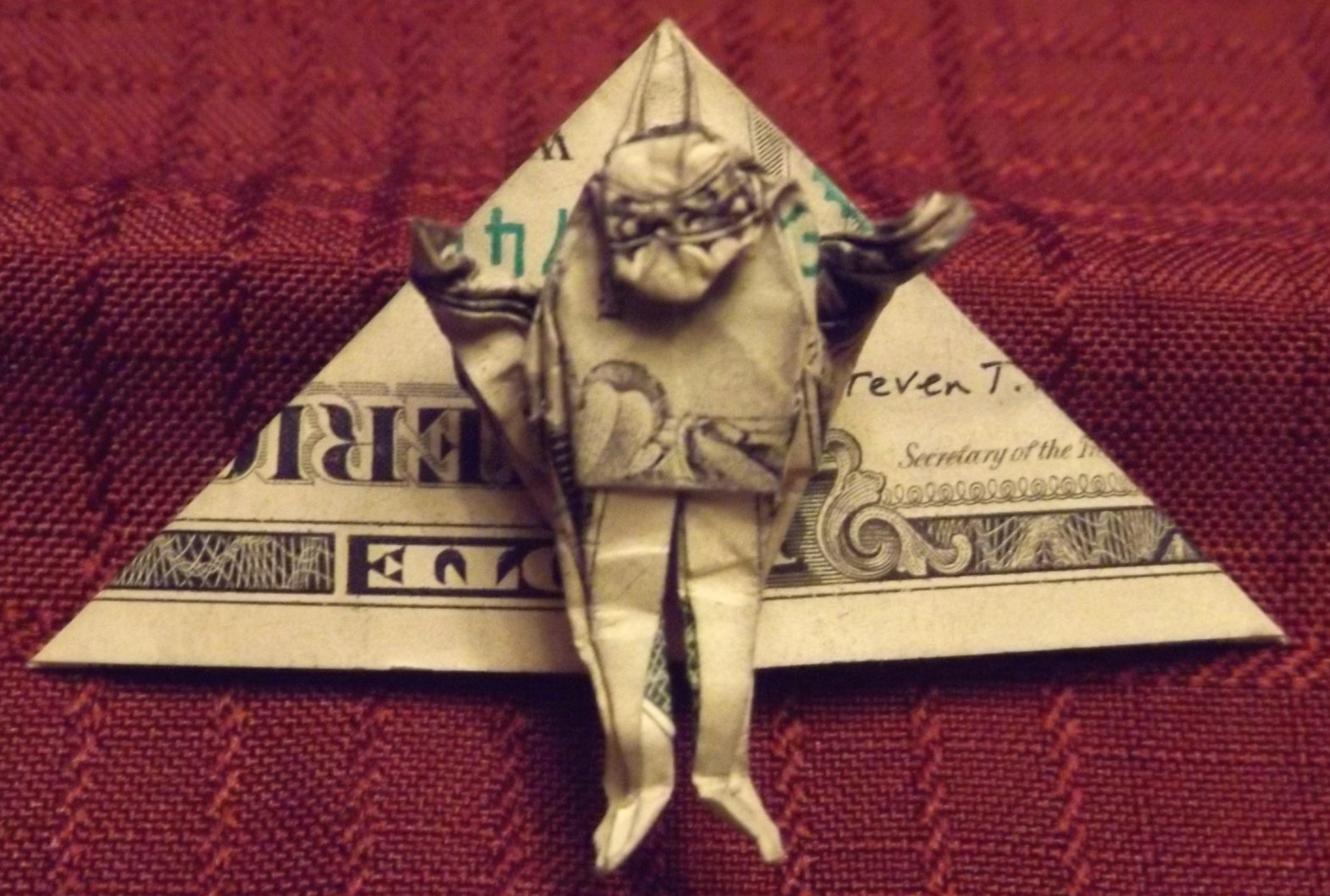 Joshua's-Origami-Folded-$1-Bills